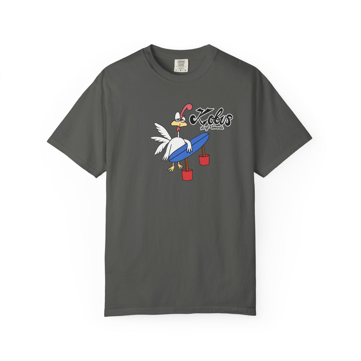 Kobus Surfboards – Surfer Chicken Tee
